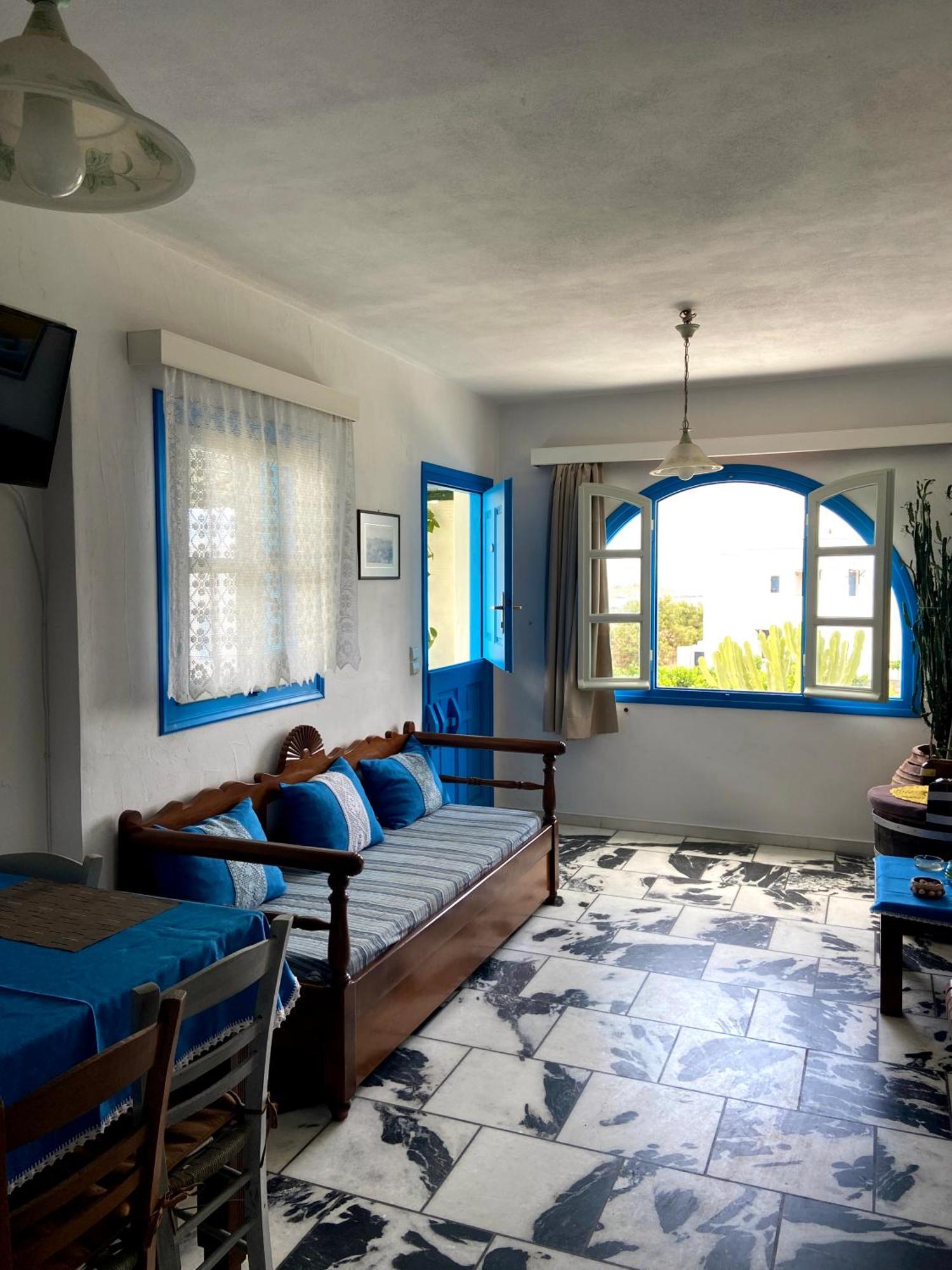 Matina'S Vineyard Hotell Mikri Vigla Rum bild